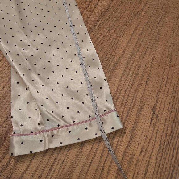 VICTORIA SECRET PINK PAJAMA SET POLKA DOT WOMENS POLYESTER SATIN FEEL SIZE 3X - Picture 12 of 15